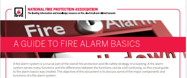Fire Alarm Basics Factsheet by NFPA